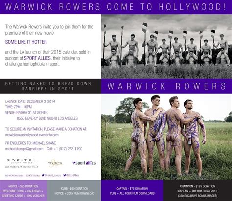 The Warwick Rowers: Bigger, Longer & Uncut